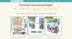 Desktop Screenshot of familylearningdepot.com