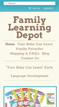 Mobile Screenshot of familylearningdepot.com